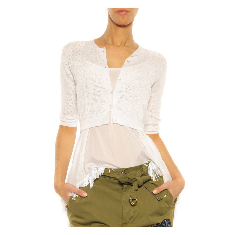 Cardigan Pinko white